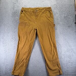 Colorado Pant Men 38x31 Brown Cotton Carpenter Straight Workwear Utility Stretch